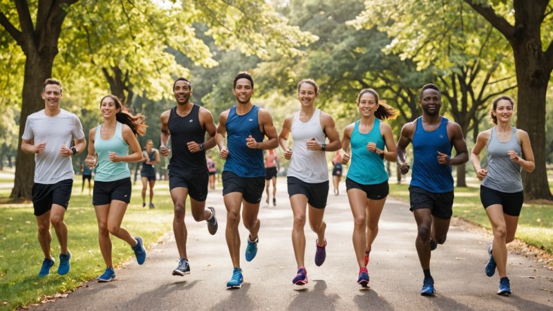 running, social connections, group runs, running clubs, mental health, community, friendships, running events, exercise, fitness