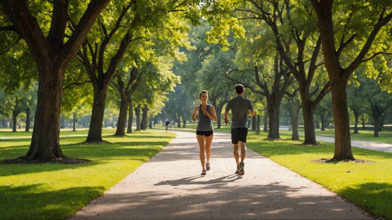 running, walking, overall well-being, fitness, mental health, cardiovascular health, exercise comparison