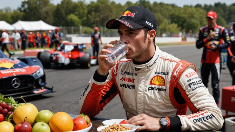motorsport nutrition, hydration, carbohydrates, performance tips, recovery, meal timing, athletic diet