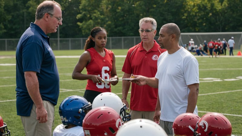 youth football, safety discussions, protective gear, injury prevention, parent involvement