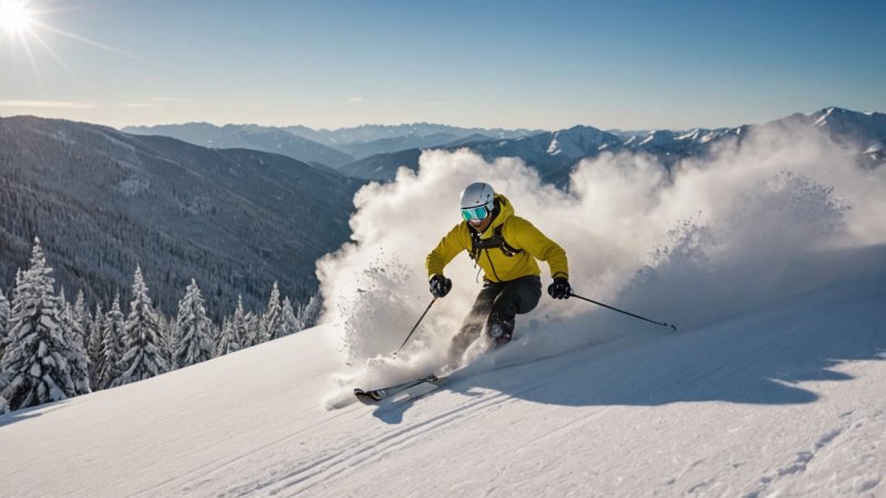 snow types, athletic performance, winter sports, skiing, snowboarding, safety tips