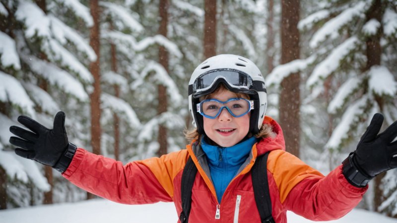 winter sports gear, safety gear for children, choosing winter clothing, skiing gear, snowboarding gear, protective equipment for kids