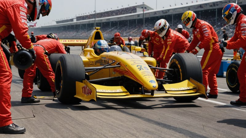 motorsport, pit crew, efficiency, traditional methods, advanced technology, racing teams, performance comparison