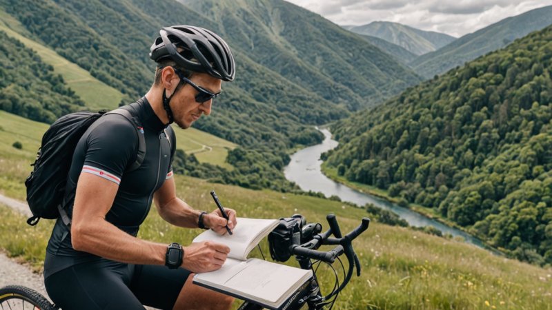 cycling journal, performance tracking, training tips, cyclist safety, goal setting, nutrition for cyclists, mental health in cycling