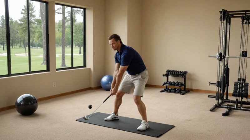 golf fitness, training tips for golf, performance improvement golf, golf core exercises